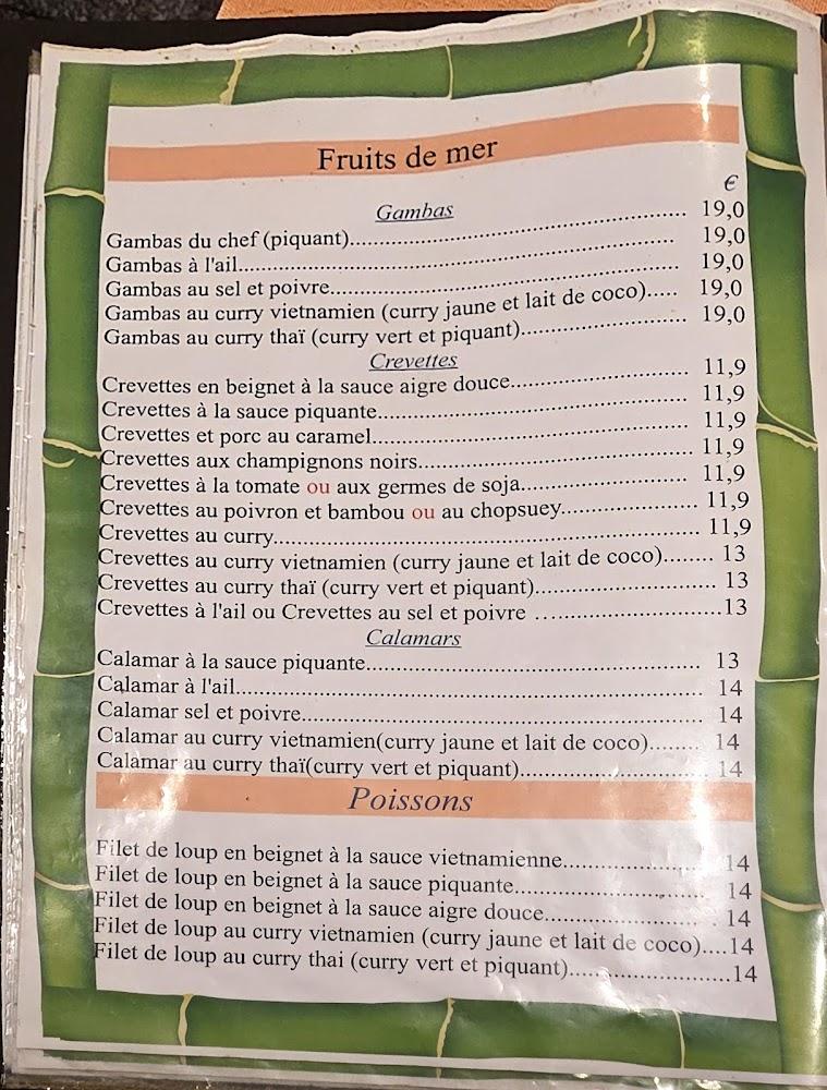 Le Bonzaï - Menu Image 1