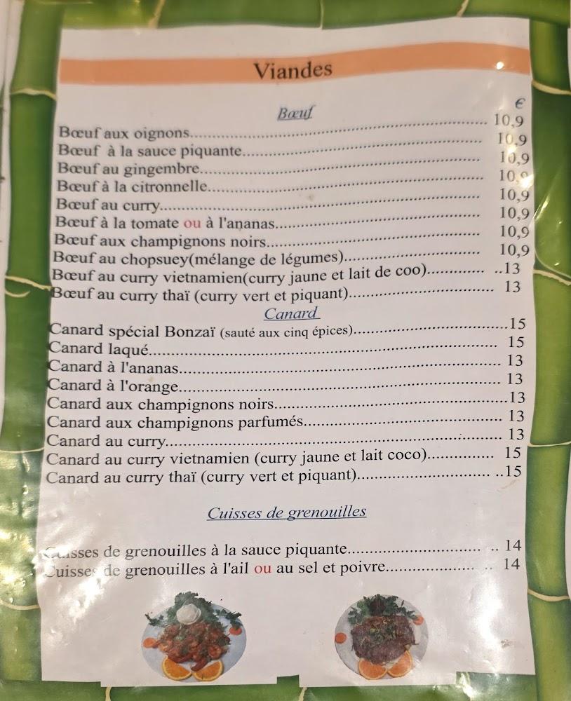 Le Bonzaï - Menu Image 3